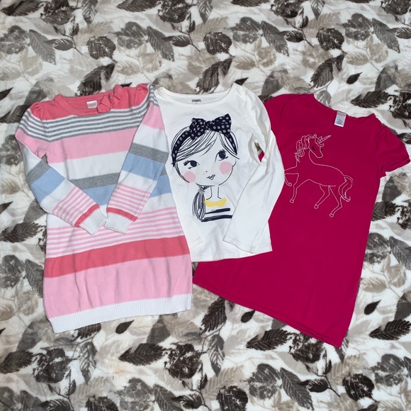 Gymboree NWT Girls Animal Party Coral Zebras Top Size 5 6 7 8 10 /& 12